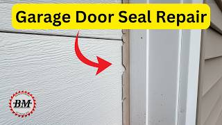 Easy Garage Door Weather Stripping Replacement [upl. by Eille]