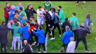 Sakaryaspor Kocaelispor maçı saha karıştı [upl. by Bristow]