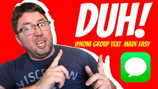 How to Create and Name a Group Text on iPhone 2021 Version [upl. by Zwart]