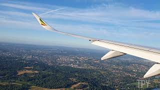 Unbelievable Morning Approach and Landing  Heathrow Airport [upl. by Delija]