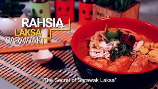 Laksa Sarawak guna Rencah quotHomemadequot Sarawak Laksa from scratch Eng Sub AroundBorneoIn80Foods [upl. by Aziar]