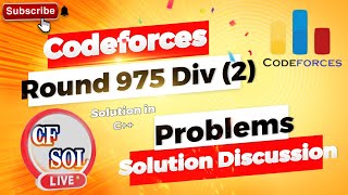 Codeforces Round 975 Div2 LIVE SOLUTION Discussion Room LIVE [upl. by Aileme]