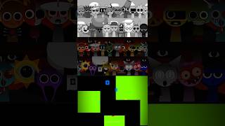 All Incredibox Sprunki Characters Singing Together Mod Happy vs Horror  Blue Bouncing Square [upl. by Roland75]