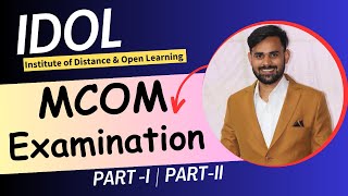 MCOM Examination IDOL University of Mumbai 2024 [upl. by Idona]