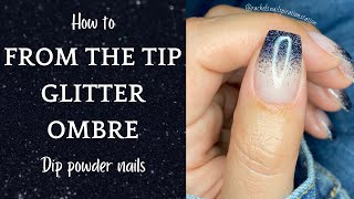 Easy tip ombre  dip powder nails [upl. by Irod]