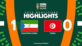 Equatorial Guinea 🆚 Tunisia  Highlights  TotalEnergiesAFCONQ2023  MD5 Group J [upl. by Anihs23]