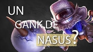 90 Un gank de Nasus   Avezvous déjà vu  Saison 2 Replay Abonné [upl. by Akimal]