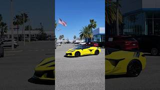 2024 Corvette Z06 Convertible quotAccelerate Yellow Metallicquot c8corvette [upl. by Airdua]