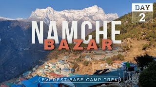 Everest Base Camp Trek II Day2 II Monjo to Namche Bazar II Solo Trek II Without Guide amp Porter [upl. by Sasnak]