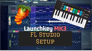 Novation Launchkey Mini MK3 FL Studio Setup Tutorial 2020 [upl. by Domph]