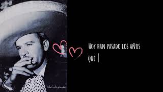 Pedro Infante  Amores de ayer letra [upl. by Mirella557]