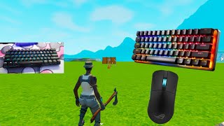 Steelseries Apex Pro Mini ASMR 🤩 Rapid Switches Chill Keyboard Fortnite 3V3V3 Go Goated Gameplay 🎧 [upl. by Llehsam31]