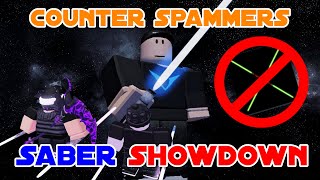 How to Counter Spammers in Saber Showdown [upl. by Darin]