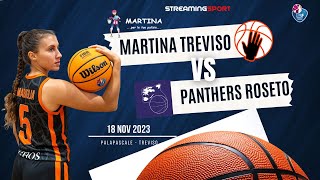 MARTINA BASKET TREVISO vs PANTHERS ROSETO [upl. by Yleme]