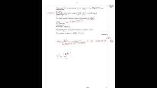 Exam Technique TOF Mass Spectrometry Calculation Question A level Chemistry [upl. by Weber]