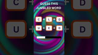 Unscramble the Word Challenge  Test Your Vocabulary shorts jumbledwords scrambledwords puzzle [upl. by Yonatan671]