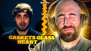 CASKETS GLASS HEART MUSICIAN REACTS [upl. by Arutnev]