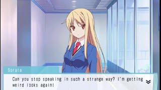 Sakurasou no pet na kanojo English Patched Game PSP Gameplay Part 1 [upl. by Florio]