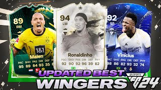 UPDATED⚡️TOP 10 BEST WINGERS IN EA FC 24 ULTIMATE TEAM [upl. by Magnus]