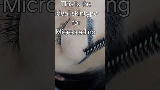 Healed Aged Microblading on the Microblading skin type 2024 [upl. by How]