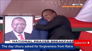 THE DAY UHURU ASKED RAILA FOR FORGIVENESS [upl. by Nabalas475]