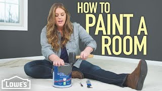 How to Paint a Room w Monica from The Weekender [upl. by Keeryt]