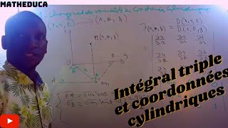 Changement de variables en coordonnées cylindriques  Cours 2 [upl. by Tap]