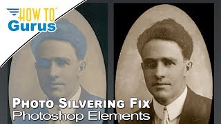 How You Can Remove Silvering with Channels Photo Editing in Photoshop Elements amp Elements Plus [upl. by Simon]