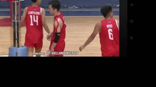 Arellano University vs San BEda university junior volleyball ncaaseason99 [upl. by Milty]