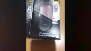 Power Bank Remax Capsule 5000mAh 15A SMC 7329070324196458 PAGE FACEBOOKSMCMSAKEN [upl. by Brocklin869]