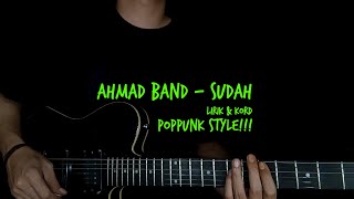 Ahmad Band  Sudah  Lirik amp Kord  poppunk style [upl. by Sezen475]