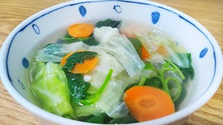 SAYUR BENING INI KUAHNYA ENAK SEGER BANGET  SAYUR BENING BAYAM KUBIS WORTEL [upl. by Cence]