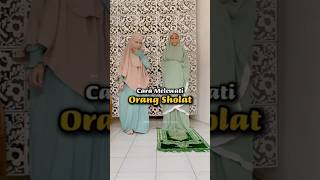 Lewatin Orang Sholat tuh gini belajarislam salat sholat lucu [upl. by Drusi361]