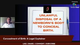 Concealment of Birth A Legal Explainer [upl. by Hook792]