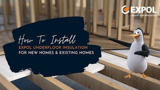 How to Install Expol Underfloor Insulation for Existing Homes amp New Home Builds [upl. by Nivag]