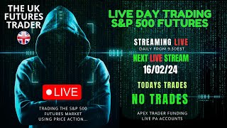 LIVE DAILY ES Futures trading [upl. by Schach]