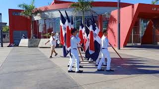 Marcha patriótica en honor a República Dominicana Distrito Educativo 10 03 Parada Concepción Bona [upl. by Florette]