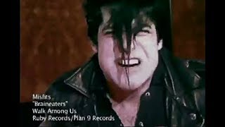 Misfits  Braineaters 1982 Walk Among Us video promo [upl. by Erdua207]