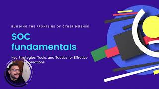 SOC Fundamentals Mastering Security Operations Center Essentials for Effective Cyber Defense [upl. by Anaeerb]