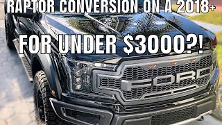 2018  2020 F150 50 V8 affordable Raptor conversion [upl. by Trixie675]