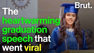 The heartwarming graduation speech that went viral [upl. by Sirromal]