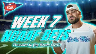 College Football Picks Week 7 2024  FREE CFB Best Bets Predictions and Player Props [upl. by Eliath113]