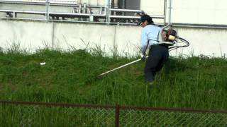 Spider Mower VS Brush Cutter [upl. by Ytram]