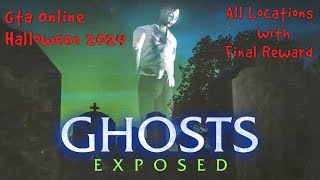 All Ghost Exposed Locations  Gta Online Halloween 2024  Ghost Exposed Outfit [upl. by Gnem]