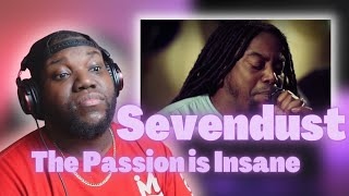 Sevendust quotBlackquot At Guitar Center  Reaction [upl. by Hanahs]