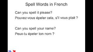 How to say the alphabet in French [upl. by Aikahs185]