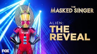 The Alien Is Revealed  Season 1 Ep 7  THE MASKED SINGER [upl. by Bigford]