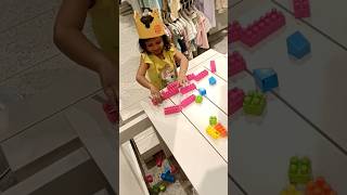 Mithu ko hampm me mile building blocks😀😀 blocks toys hampm brand trending shorts youtubeshorts [upl. by Kramlich]