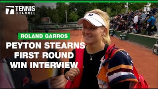 Peyton Stearns Shows Her Mental Toughness With Three Set Win  2024 Roland Garros First Round [upl. by Anom]