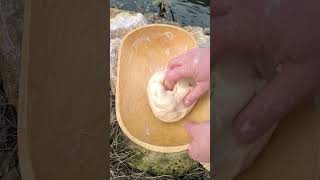 Cinnamon chimney cake chimneycake outdoorcooking [upl. by Toby]